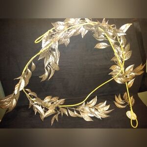 Metallic Gold Leaf Garland Swag 8 Ft+
